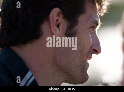 Formel 1 - Großer Preis Von Australien - Paddock Day - Albert Park - Melbourne. Mark Webber von Red Bull während des Paddock Day im Albert Park, Melbourne, Australien. Stockfoto