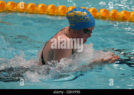 Garioch's Hannah Miley konkurriert bei den Women's Open 400m im Bei den British Gas Swimming Championships 2009 Stockfoto