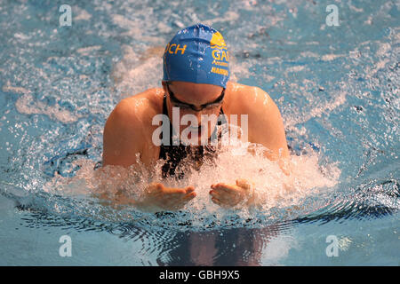 Garioch's Hannah Miley konkurriert bei den Women's Open 400m im Während der British Gas Swimming Championships 2009 Stockfoto