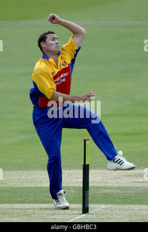 Cricket - totesport National Cricket League - Division One - Surrey gegen Essex. Graham Napier von Essex in Aktion Stockfoto