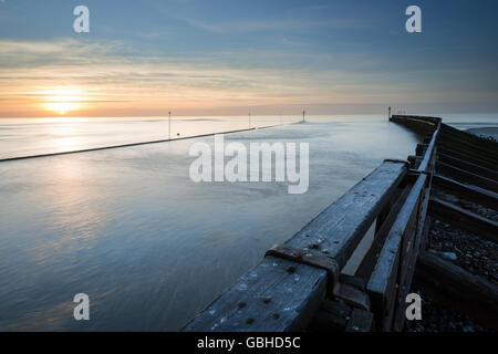 Littlehamton Buhne Stockfoto