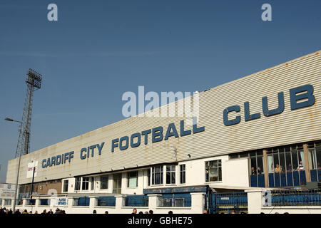 Fußball - Coca-Cola Football League Championship - Cardiff City / Sheffield United - Ninian Park. Ein allgemeiner Blick auf den Ninian Park, die Heimat des Cardiff City Football Club Stockfoto