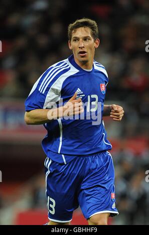 Fußball - International freundlich - England gegen Slowakei - Wembley Stadion. Filip Holosko, Slowakei Stockfoto