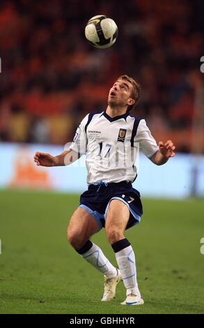 Fußball - FIFA Fußball-Weltmeisterschaft 2010 - Qualifikationsrunde - Gruppe neun - Holland gegen Schottland - Amsterdam Arena. James Morrison, Schottland Stockfoto