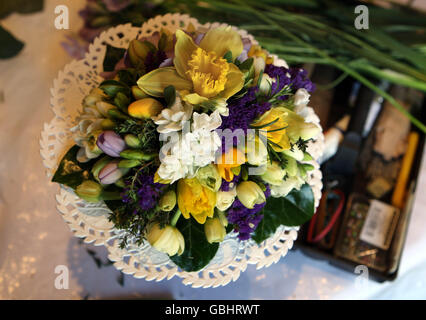 Der königliche Blumenstrauß-maker Stockfoto