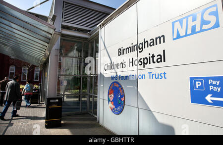 Birmingham Kinderklinik Stockfoto