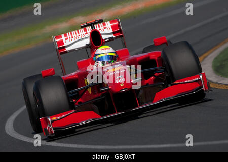 Formel 1 - Großer Preis Von Australien - Erstes Training - Albert Park - Melbourne. Ferrari Felipe Massa beim ersten Training im Albert Park, Melbourne, Australien. Stockfoto