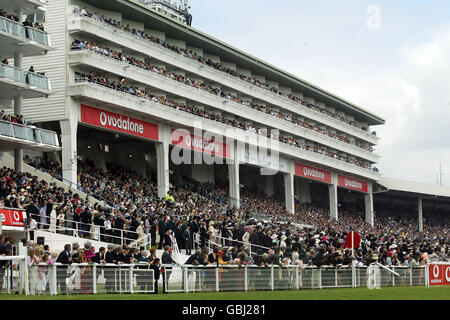 Pferderennen Sie - Epsom Rennen - Vodafone Derby Stockfoto