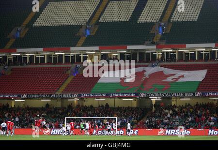 Fußball - WM 2010 - Qualifikationsrunde - Gruppe vier - Wales V Deutschland - Millennium Stadium Stockfoto