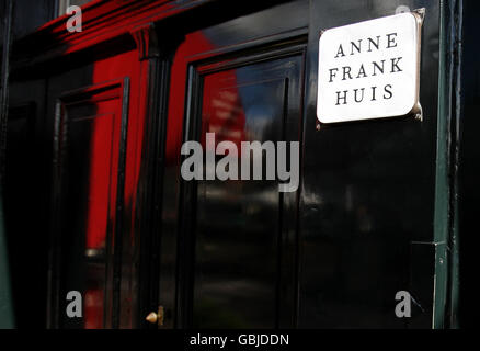 Ein Blick auf das Anne Frank Haus, im Zentrum von Amsterdam, Holland. DRÜCKEN Sie VERBANDSFOTO. Bild Datum Samstag 28 2009. März. Bildnachweis sollte Chris Radburn/PA Wire lesen. Stockfoto