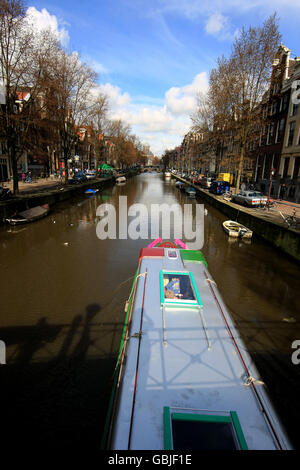 Reiseaussichten - Amsterdam. Eine allgemeine Ansicht von Amsterdam Stockfoto