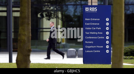 RBS plant 9.000 Stellenabbau Stockfoto