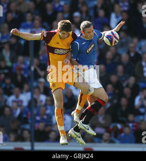 Fußball - Clydesdale Bank Premier League - Rangers V Motherwell - Ibrox Stockfoto