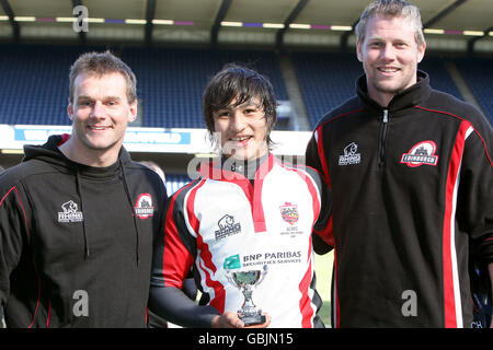 Murrayfield Rugby-Union - nationale Midi-Cup-Finale- Stockfoto