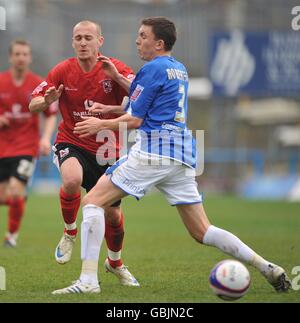 Fußball - Coca-Cola Football League Two - Chesterfield V Darlington - Spielgelände Stockfoto