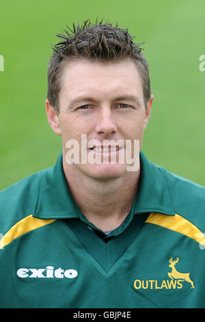 Cricket - Nottinghamshire Photocall 2009 - Trent Bridge. Darren Pattinson, Nottinghamshire (Tageskit) Stockfoto