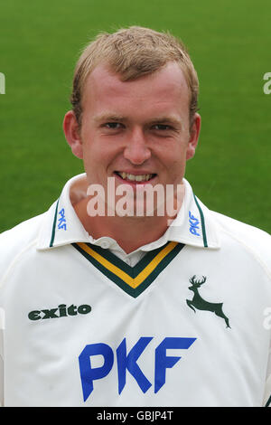 Cricket - Nottinghamshire Photocall 2009 - Trent Bridge. Luke Fletcher, Nottinghamshire Stockfoto