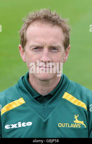 Cricket - Nottinghamshire Photocall 2009 - Trent Bridge. Ali Brown, Nottinghamshire (Tageskit) Stockfoto