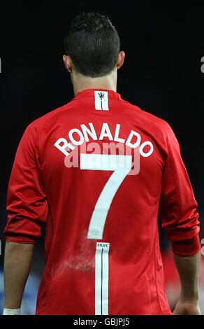 Fußball - UEFA Champions League - Viertelfinale - Erstes Teilstück - Manchester United gegen FC Porto - Old Trafford. Cristiano Ronaldo, Manchester United Stockfoto