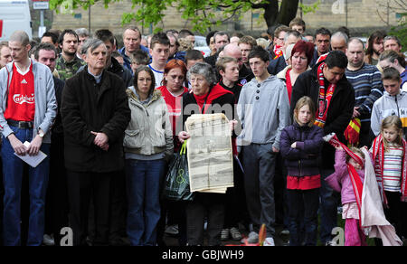 20. Jahrestag der Hillsborough-Katastrophe Stockfoto