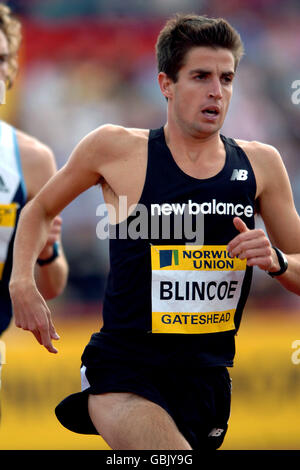 Leichtathletik - Norwich Union Super Grand Prix - Gateshead. Der Neuseeländer Adrian Blincoe während der 1500-Meter-Männer Stockfoto