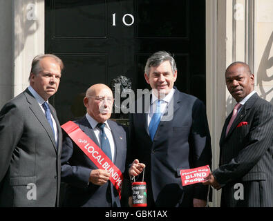 Mehr London Fonds für den blinden Geranie Tag Stockfoto