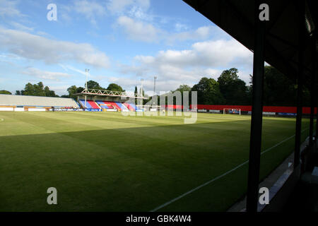 Fußball - freundlich - Welling United / Charlton Athletic. Park View Road, Heimstadion von Welling United Stockfoto