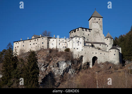 Burg Taufers, Sand in Taufers, Taufers, Tauferer Tal Valley, Valli di Tures, Alto Adige, Italien, Europa Stockfoto