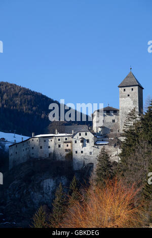 Burg Taufers, Sand in Taufers, Taufers, Tauferer Tal Valley, Valli di Tures, Alto Adige, Italien, Europa Stockfoto