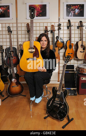 Neue Epiphone-Modell Stockfoto