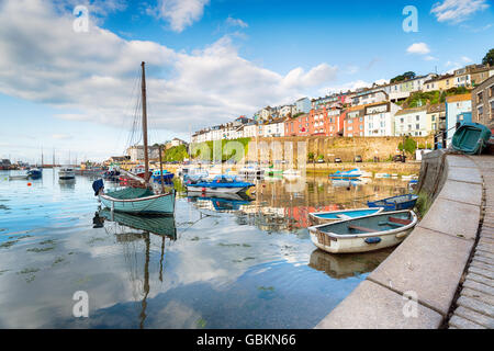 Angelboote/Fischerboote in Brixham auf der südlichen Küste von Devon Stockfoto