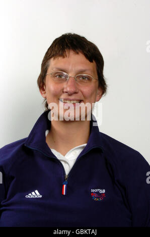 Olympische Spiele 2004 In Athen - Großbritannien Paralympisches Team. Lorraine Brown Stockfoto