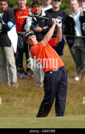 Golf - The Open Championship 2004 - Royal Troon - Erste Runde. Englands Luke Donald in Aktion Stockfoto