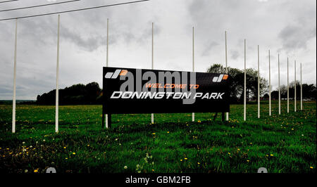 Auto - allgemeine Ansichten von Donington Park Stockfoto