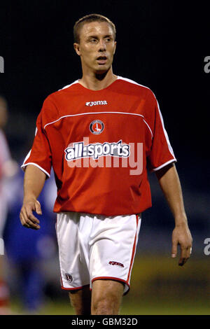 Fußball - freundlich - Gillingham V Charlton Athletic Stockfoto