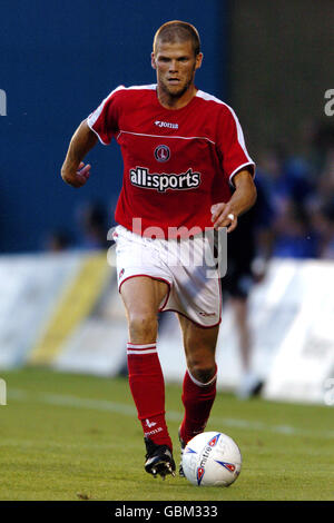 Fußball - freundlich - Gillingham V Charlton Athletic Stockfoto