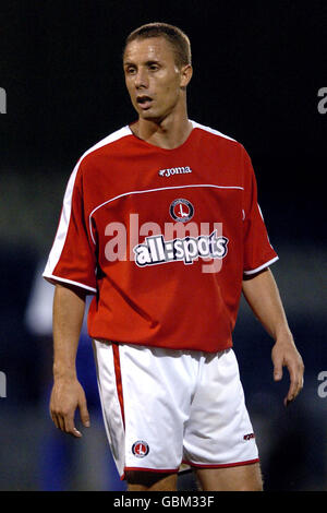 Fußball - freundlich - Gillingham V Charlton Athletic Stockfoto