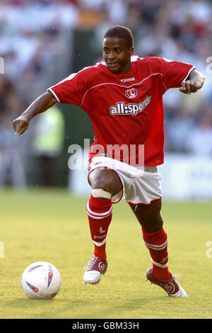 Fußball - freundlich - Gillingham V Charlton Athletic Stockfoto