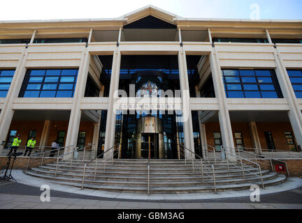 Gesamtansicht des Kingston Crown Court, Kingston, Surrey. Stockfoto