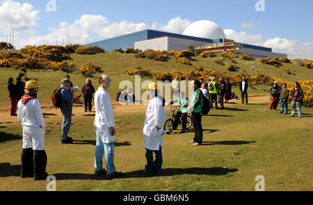 Atom-protest Stockfoto