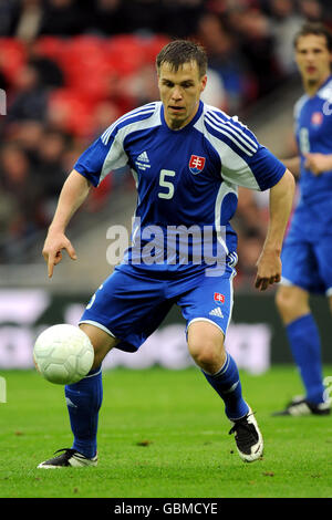 Fußball - International freundlich - England gegen Slowakei - Wembley Stadion. Radoslav Zabavnik, Slowakei Stockfoto