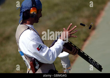 Schießen - Athen Olympische Spiele 2004 - Doppeltrap Männer - Finale Stockfoto