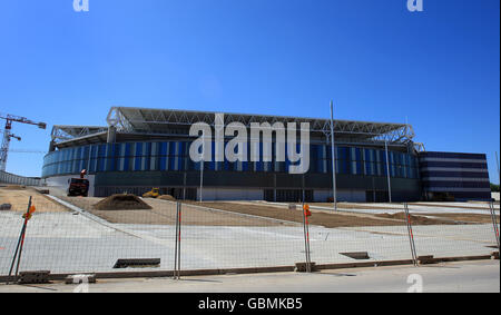 Reisen Sie Lager - El Estadio Cornella El Prat Stadion - Barcelona Stockfoto