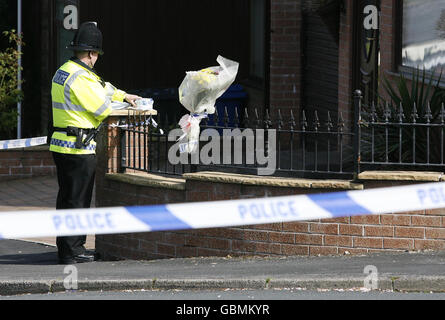 Polizistin 'Crash' Mord Stockfoto