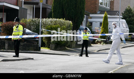 Polizistin 'Crash' Mord Stockfoto