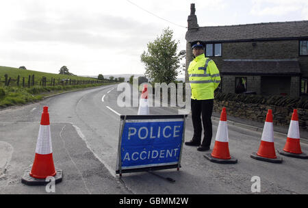 Polizistin 'Crash' Mord Stockfoto