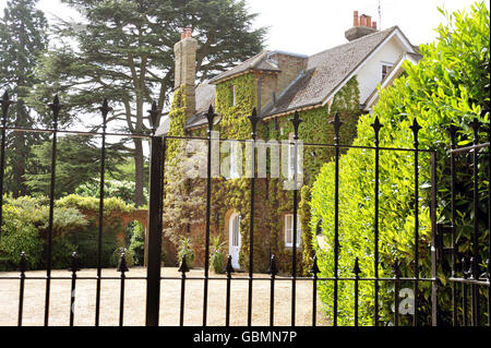 The Old Rectory, Ken und Barbara Folletts Landhaus in Knebworth in der Nähe von Stevenage, Hertfordshire. Stockfoto