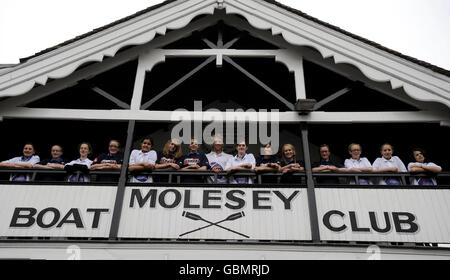 -Andrew Hodge Trainingseinheit - Molesey Boot Ruderclub Stockfoto