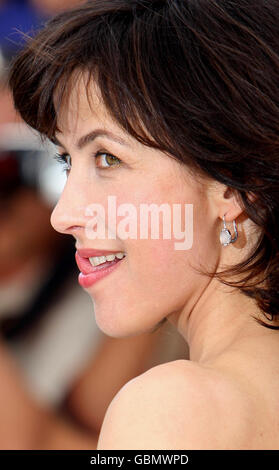 Sophie Marceau besucht eine Fotoschau für ihren Film "Don't Look Back" im Palais des Festivals in Cannes, Frankreich, beim 62. Jährlichen Filmfestival in Cannes. Stockfoto