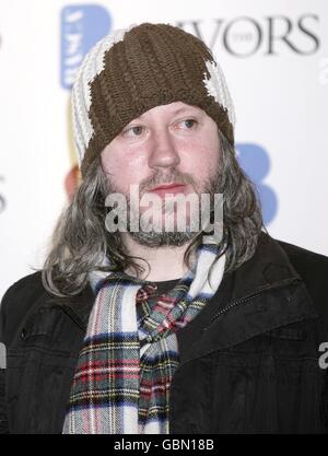 Damon Gough of Badly Drawn Boy bei der Ankunft bei den 54. Ivor Novello Awards im Grosvenor House, Park Lane London W1K 7TN Stockfoto